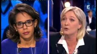 Marine Le Pen  On n’est pas couché 18 février 2012 #ONPC