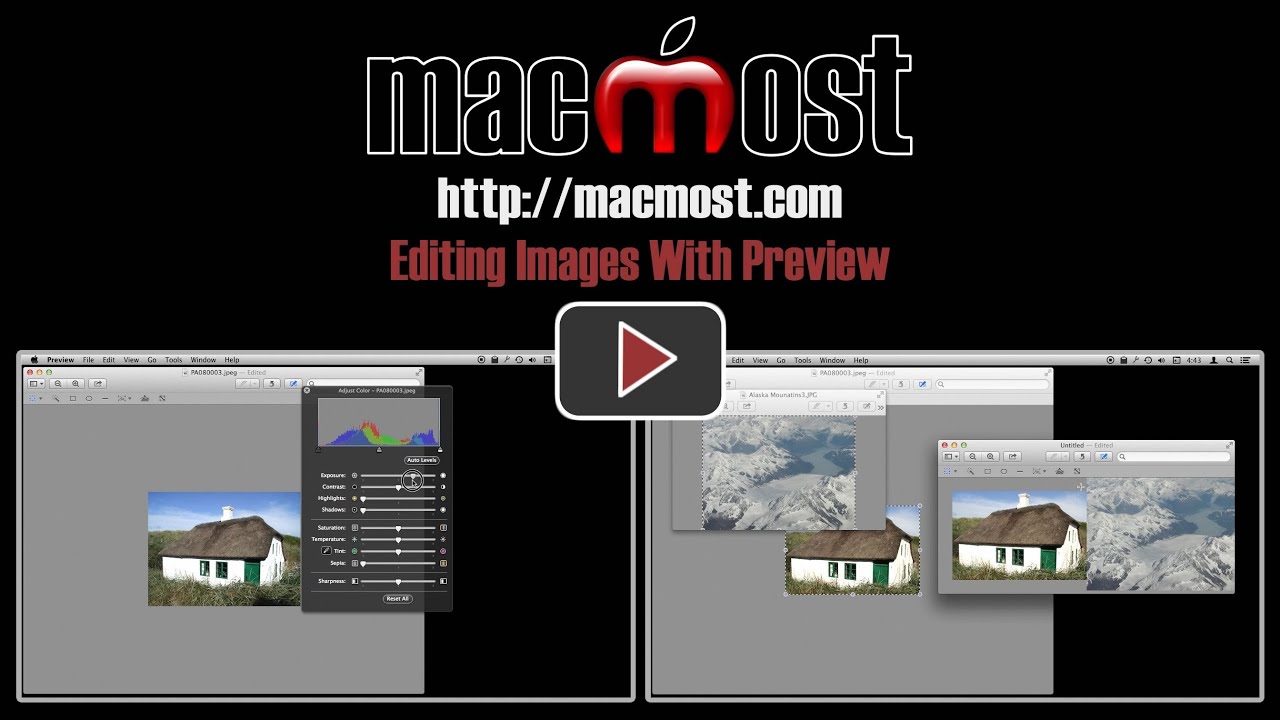 Editing Images With Preview (#955) - YouTube
