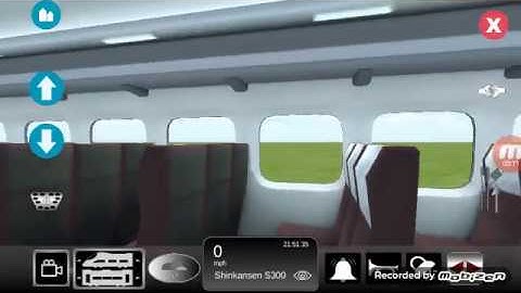 A look at shinkansen S300 in train sim