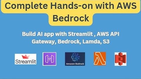 AWS Generative AI Bedrock | Build end to end Gen AI app AWS Bedrock, API gateway, Lambda, Boto3, S3