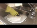 Asmr Washing Dishes(Water & Dish Sounds)