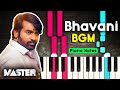 Bhavani BGM Piano Notes - Master  |  Bhavani BGM Cover | Vijay Sethupathi | Blacktunes Piano 2K21