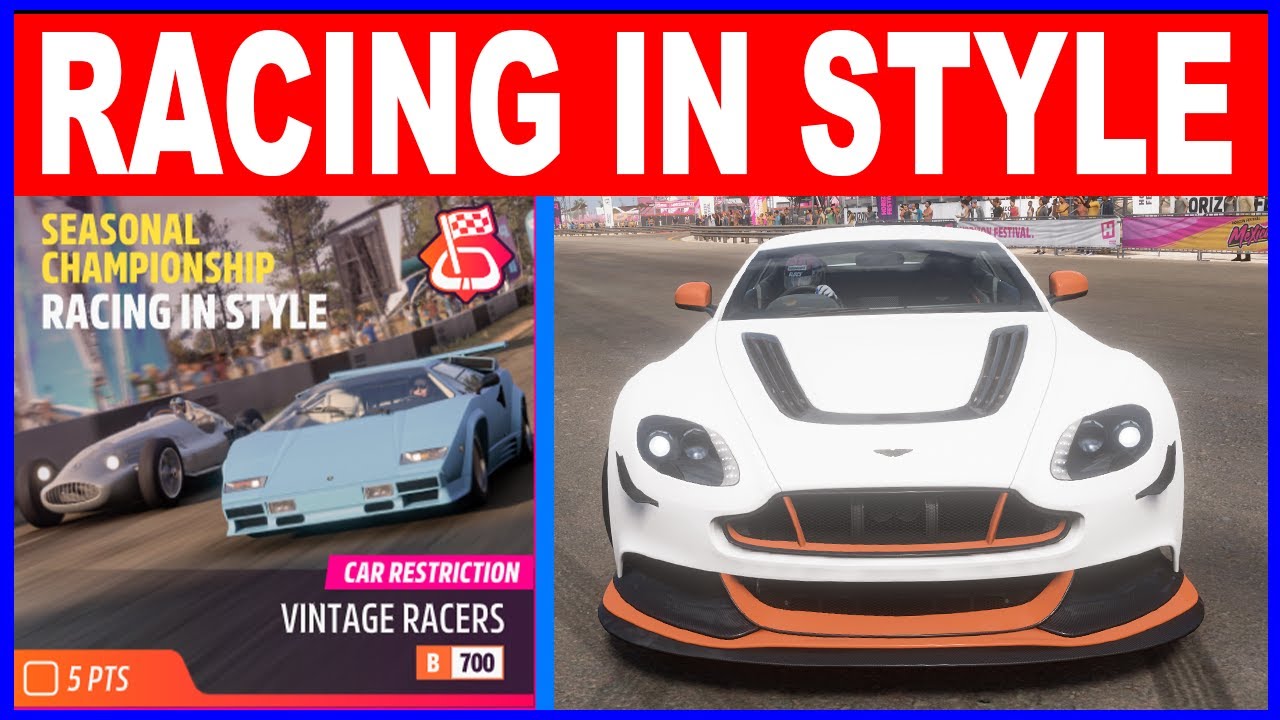 Forza Horizon 5 RACING IN STYLE Seasonal Championship Winter Season