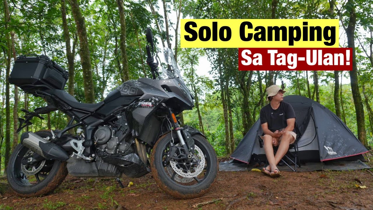 Break In Solo Camping sa Cavinti, Laguna | Triumph Tiger 800