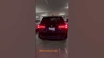 2024 BMW X5 welcome light ALLEGRO