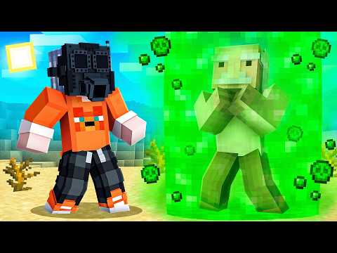 😨 Minecraft but the RADIOACTIVE BARRIER EXPANDS with Every Level!