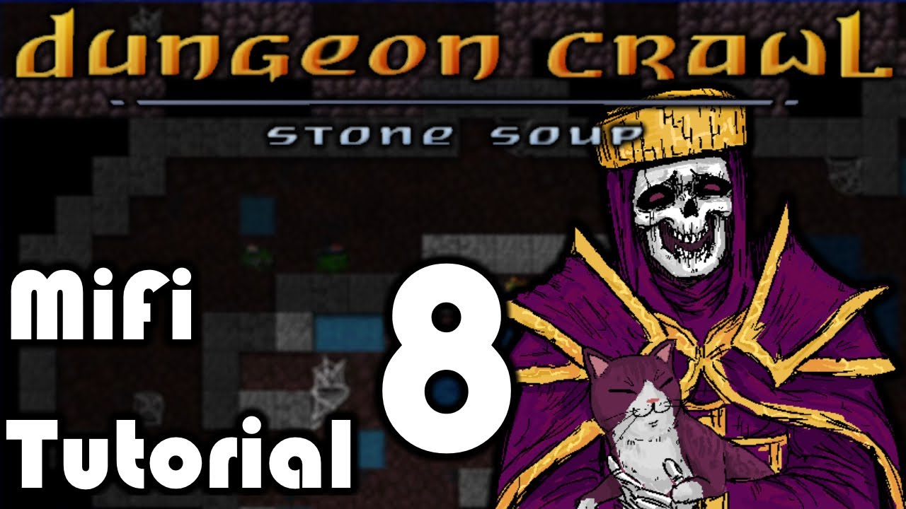 Dungeon Crawl Stone Soup (DCSS) 2020 TUTORIAL: Minotaur Fighter (MiFi) Episode 8