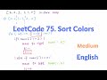 [English] LeetCode 75. Sort Colors