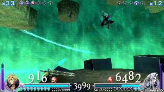 Dissidia Final Fantasy: Cloud (Level 100) Vs. Sephiroth (Level 103)