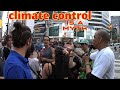 Climate control protesters get shut down