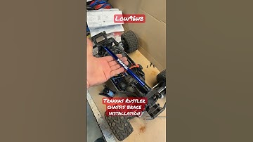 Traxxas Rustler chassis brace installation. #shortsvideo #traxxas #shorts #howto #bash #shortsfeed