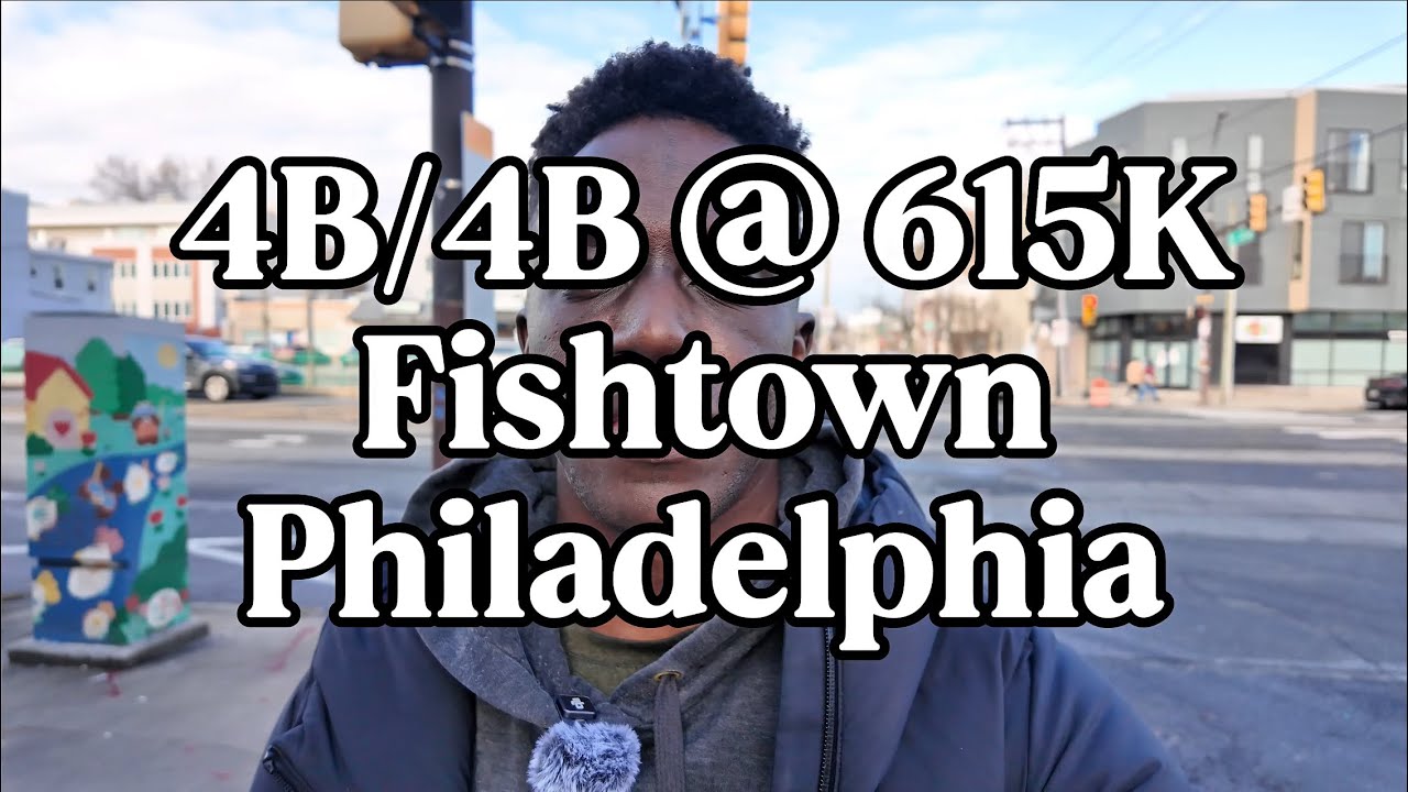 A 4B/4B is in Fishtown with Great Views