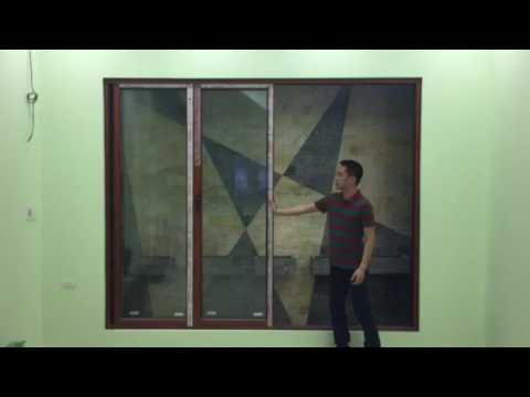 Video Cửa Sổ Mở Trượt 4 Cánh Nhôm Hệ Xingfa Vân Gỗ -... - youtube