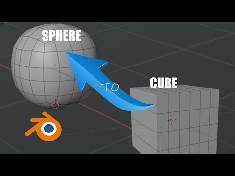 3 Ways to Transform a Cube into a Perfect Sphere  in blender