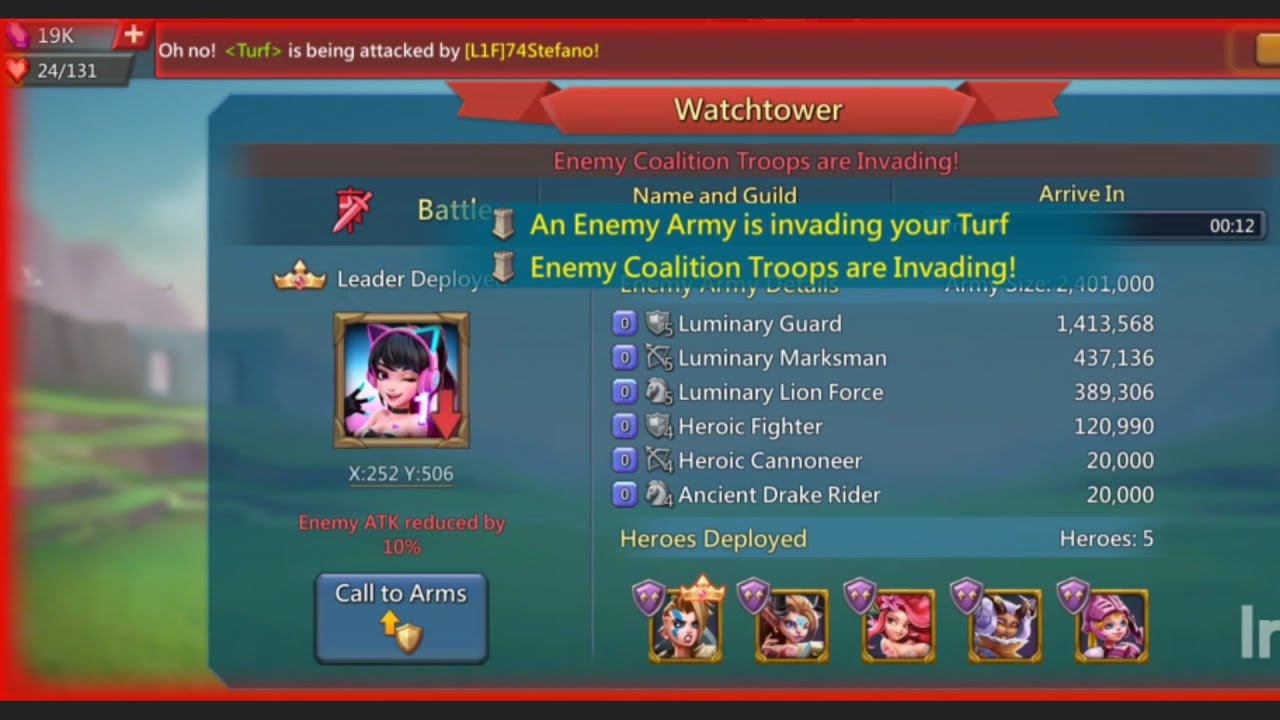 MY MINI RALLY TRAP ACTION..TAKE RALLY FULL T5 TITAN CHAMP..LORDS MOBILE