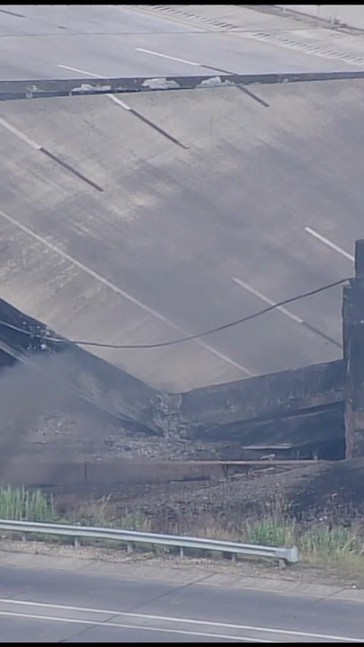 Chopper video shows the damage caused after several lanes of I-95 collapsed