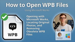 How to Open WPB Files (Microsoft Works Photo Album Thumbnail)