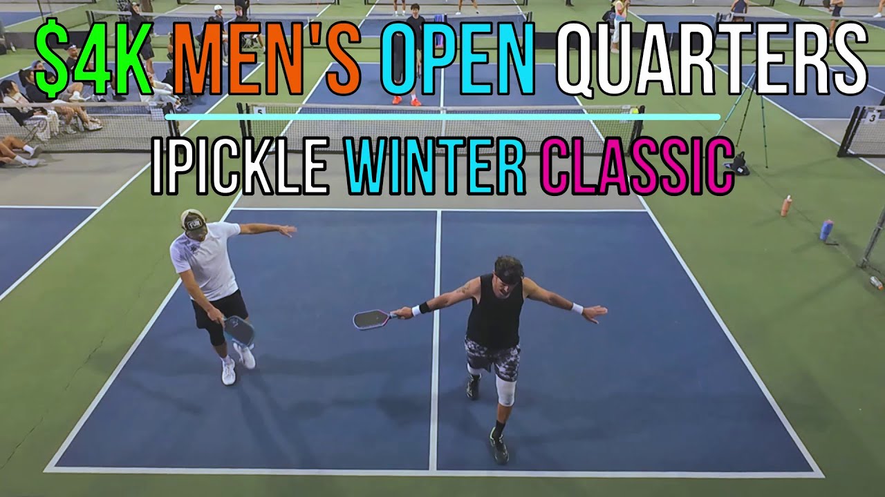 Senior vs Juniors 💥 $4K Men’s Open QF | Black (5.8) / Roditi (5.6) vs Tsai (5.5) / Orton (5.4)