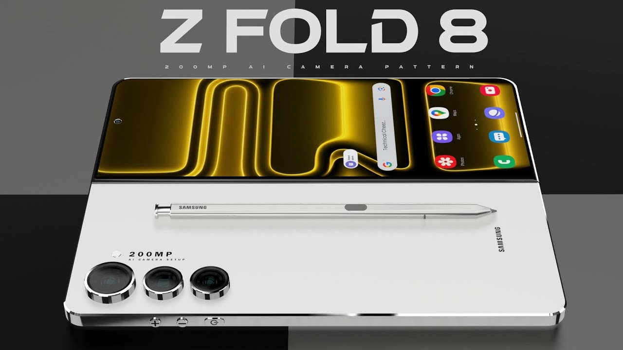 Samsung Z Fold 8 - 6G Speed | Snapdragon 8 Elite Gen6 | 200MP