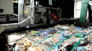 OMS M10-B Vertical Strapping Machine for Waste Baling