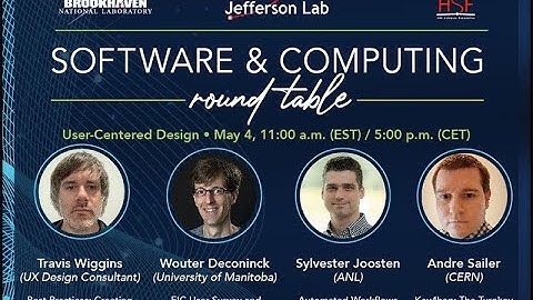 Software and Computing Round Table - User-Centered Design