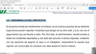 [ESTADIA TSU] Memoria del Proyecto. Capítulo 4.2 Desarrollo del proyecto