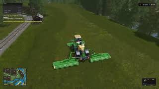 Farming Simulator 17 - Timelapse - Fichtelberg Ep 18 - Grass Work