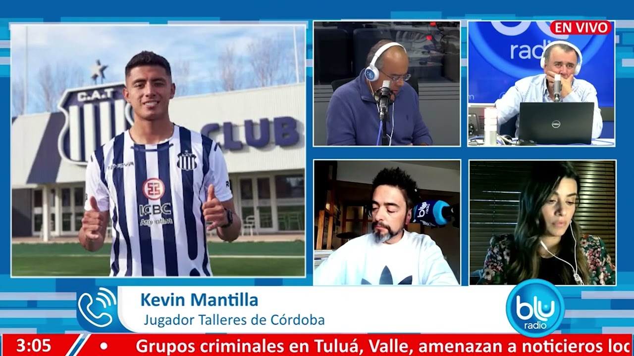 Kevin Mantilla contó en Blog Deportivo con cuál jugador de Santa Fe se escribe todo el tiempo