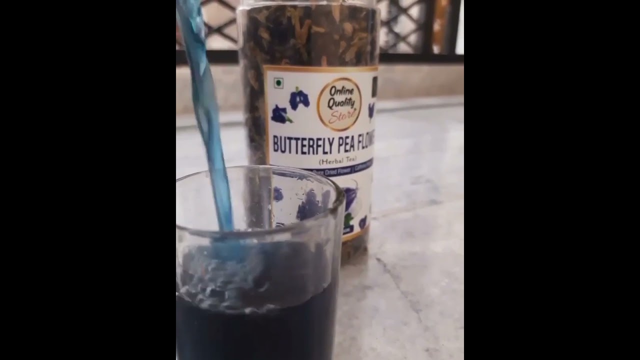 Online Quality Store Organic Butterfly Pea Flower Tea-100g | 100 % Natural Herbal Tea | Blue Pea Tea