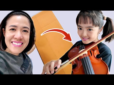 หนูยิ้มหนูแย้ม เซอร์ไพรส์หลังเลิกเรียน! ได้ไวโอลินคันแรก รีแอคชั่นจะเป็นยังไงนะ? 🎻🎁