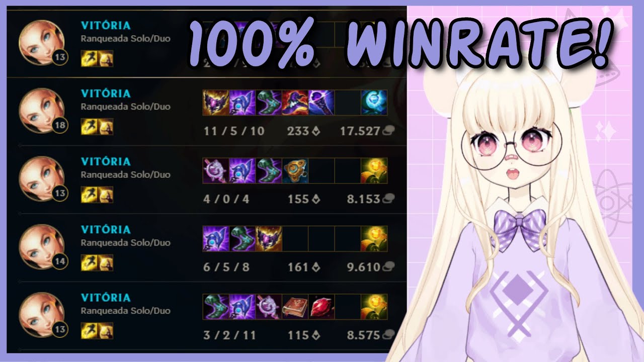 A RATINHA NÃO PERDE DE LUX! - League of Legends