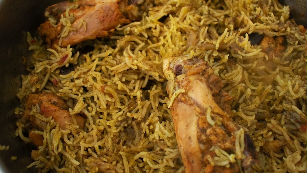 Easy chicken biryani in pressure cooker onepot green masala chicken