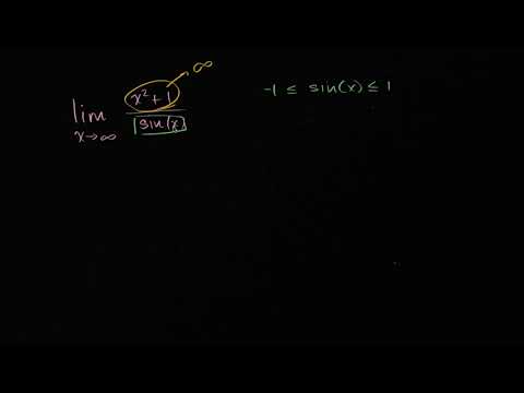 Rasyonel Fonksiyonların Sonsuzdaki Limitleri Örneği: Trigonometri (Belirsiz Limit) (Matematik)