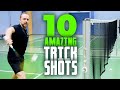 10 superbes trickshots de badminton  raliss par un champion du monde