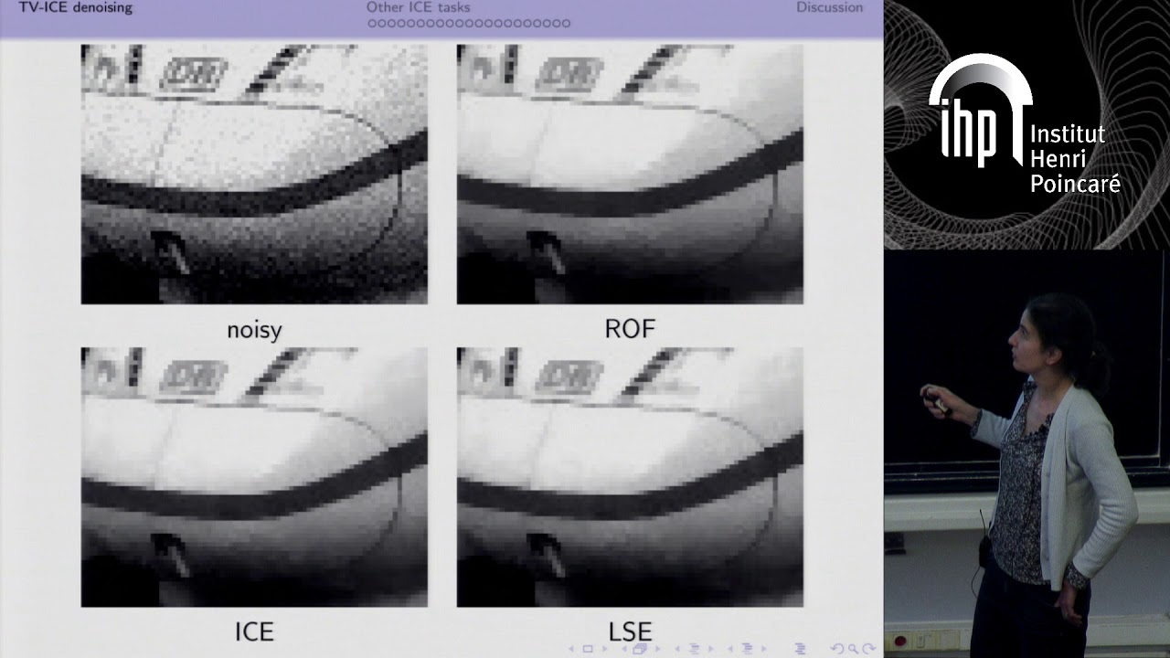 Total variation denoising with iterated conditional expectation - Louchet - Workshop 2 - CEB T1 2019