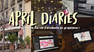| APRIL DIARIES | workshop de direction artistique &amp; je déménage bientôt !👀✨