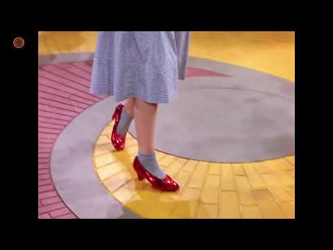 Why Dorthy's shoes are so shiny in Wizard of Oz