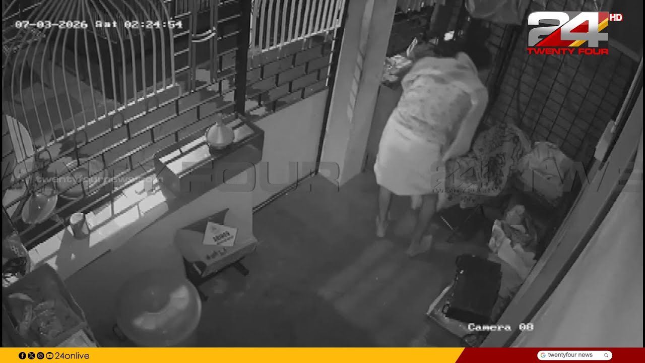 നേർച്ചപ്പെട്ടി കുത്തിത്തുറന്ന് പണം കവർന്നു; കോട്ടക്കൽ പാലപ്പുറ മഖാമിൽ മോഷണം, CCTV ദൃശ്യം