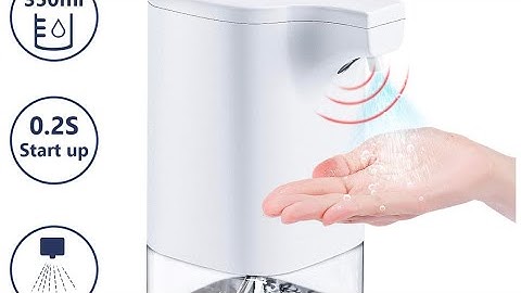 Automatic Hand Sanitizer Dispenser, 12oz Touchless Liquid Alcohol Plastic Spray Bottles