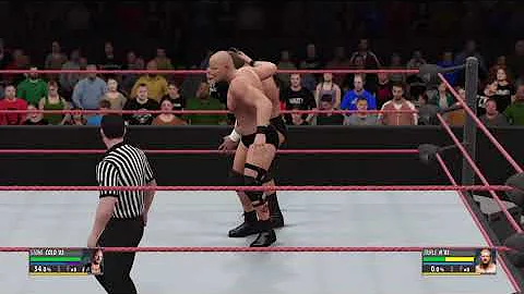Stone Cold Steve Austin Vs Triple H WWE 2K16