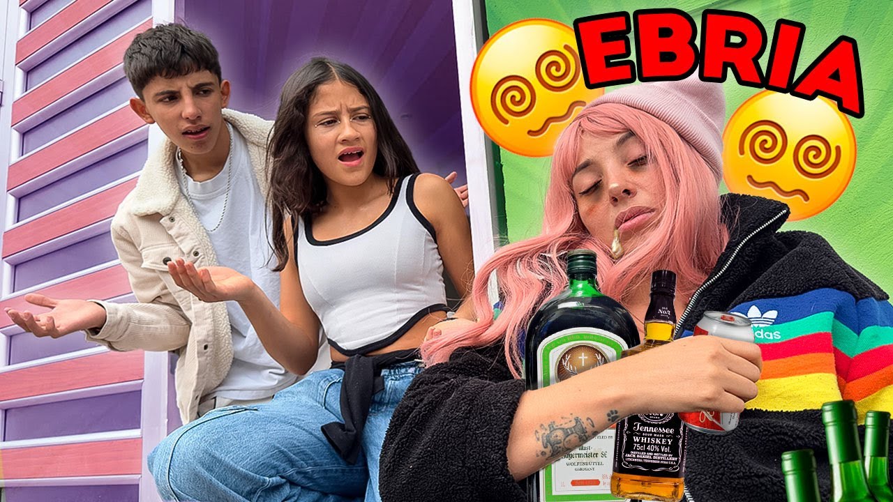 LLEGO BORRACHA🍺🥴 A LA CASA..!!* LO GRABAN TODO