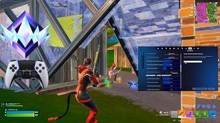 *NEW* BEST Controller SETTINGS + Sensitivity in Chapter 7 Season 2 🎮 ( Fortnite Reload Gameplay)