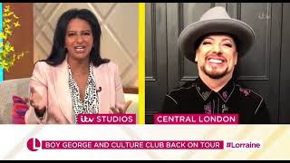 Boy George on Lorraine ITV interview (13/04/2021)