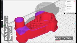 3D Printing PLA with a PVA interface layer