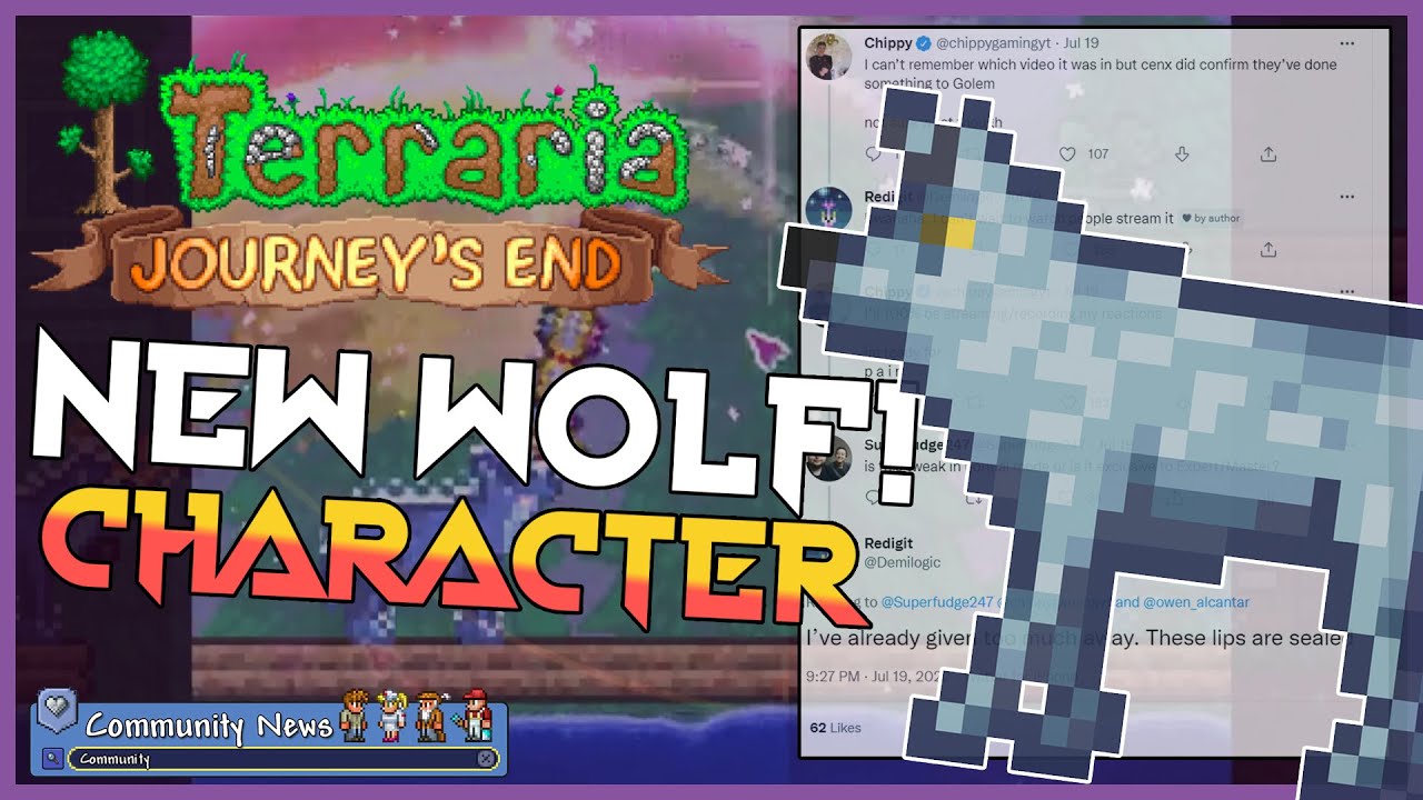 Become a Wolf in Terraria with Lilith's Necklace! A NEW MOUNT! - YouTube