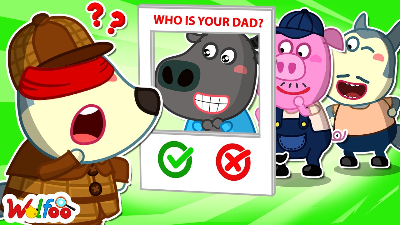 Son Tries to Find his DAD Blindfolded!! - Funny Stories for Kids | Wolfoo Cartoon for Kids