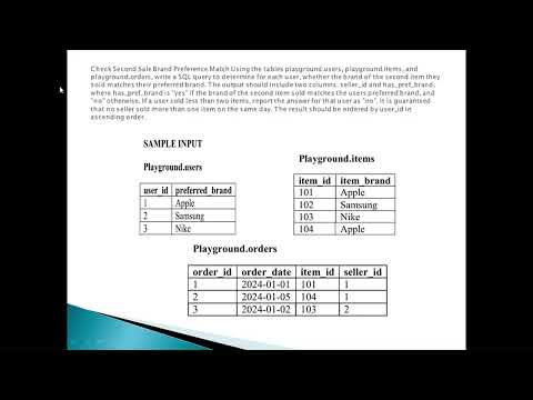 Advanced SQL Interview Question: Matching Nth Row to a Condition | SQL Query Challenge