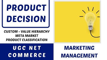 PRODUCT DECISION || MARKETING MANAGEMENT || UGC NET COMMERCE 2020