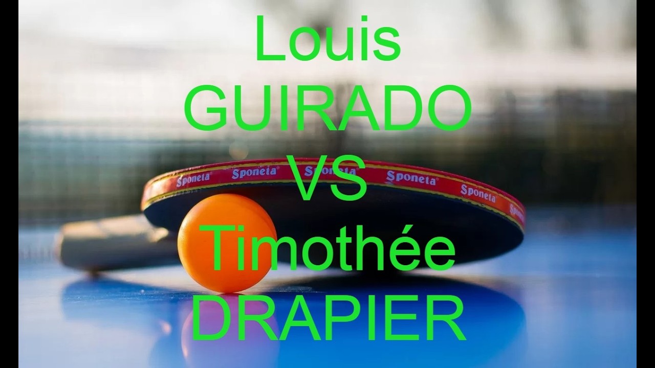 PRE-NATIONALE I VS Timothée DRAPIER (1919pts - Noisy Le Grand CSTT)