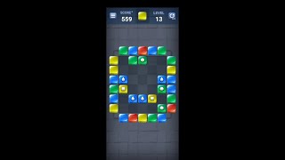 Block Out (Brickshooter) by Kidga - free offline block puzzle game for Android - gameplay. screenshot 1